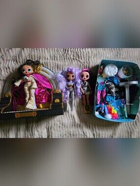 L.O.L. Surprise! Dolls Playset with Accessories - Purple, Pink, Gold
